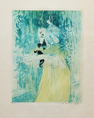 Henri de Toulouse-Lautrec (1864-1901), Paní May Belfortová a její kočka