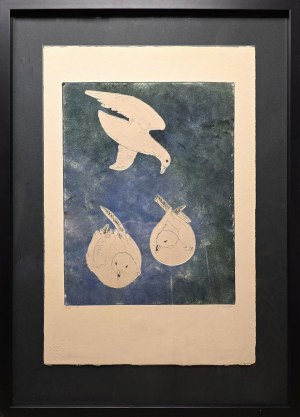 Józef Hecht (1891-1951), Mewy na niebieskim tle