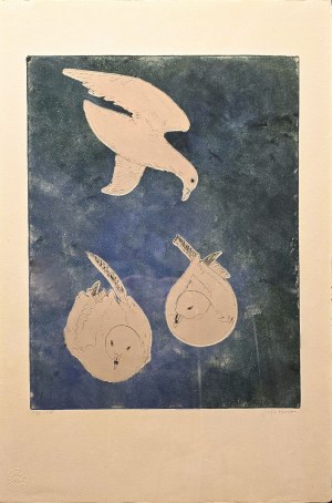 Józef Hecht (1891-1951), Mewy na niebieskim tle