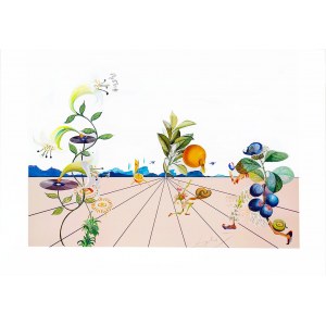 Salvador Dalí (1904 - 1989), Pamplemousse Érotique z cyklu Flordali - Les Fruits