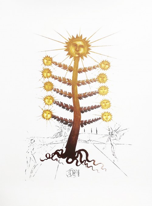 Salvador Dalí (1904 - 1989), Flordali : Helianthus Solifer (Sun)