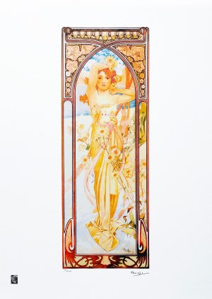 Alfons Mucha (1860 - 1939), Pory Dnia. Jasność dnia