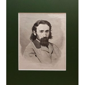 Florian Cynk (1838 - 1912), Portret Jana Matejki (rytował Józef Holewiński)