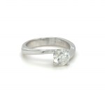 3.93 GR NATURAL WHITE GOLD RING WITH DIAMONDS - RNG40904