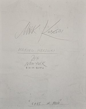 MARK KOSTABI, Making Headway