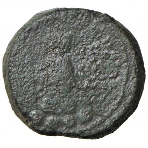 ETRURIA Populonia - Triens (Circa 215-211 a.C:) Testa elmata...