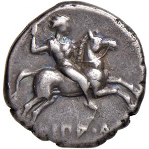 CALABRIA Taranto - Statere (circa 272-240 a.C.) Cavaliere al...