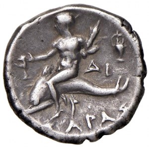 CALABRIA Taranto - Statere (circa 272-240 a.C.) Cavaliere al...
