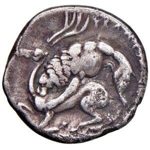LUCANIA Velia Didramma (circa 280 a.C.) Testa elmta a s. - R...