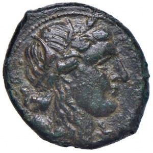 SICILIA Siracusa - Agatocle (317-289 a.C.) AE - Testa di Are...