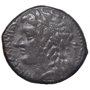 SICILIA Siracusa - Hiketas (287-278 a.C.) AE - Testa di Zeus...