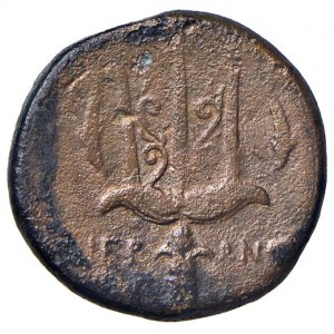 SICILIA Hieron II (275-215 a.C.). Ae.Testa di Poseidone a s....