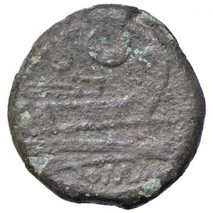 Anonime - Semisse simbolo crescente - Testa d Saturno a d. -...
