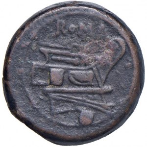 Anonime - Oncia (217-215 a.C.) Testa di Roma a d. - R/ Prua ...