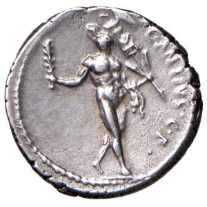 Antia - C. Antius C. f. Restio - Denier (47 av. J.-C.) Tête de...