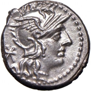 Caecilia - Q. Caecilius Metellus Diadematus - Denario (128 a...