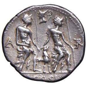 Caesia - Lucius Caesius - Denario (112-111 a.C.) Busto di Ap...