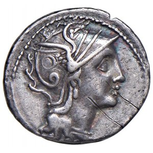 Claudia - C. Claudius Pulcher - Denier (110-109 av. J.-C.) Tête...