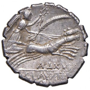 Claudia - Ti. Claudius Ti. - Denario (79 a.C.) Busto di Dian...