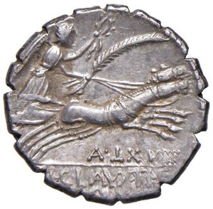Claudia - Ti. Claudius Ti. - Denarius (79 B.C.) Bust of Dian...