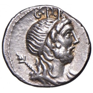 Cornelia - Cn. Lentulus - Denarius (76-75 v. Chr.) Kopf des Gen...