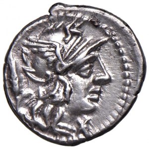 Domitia - Cn. Domitius L. f. Ahenobarbus - Denario (128 a.C....