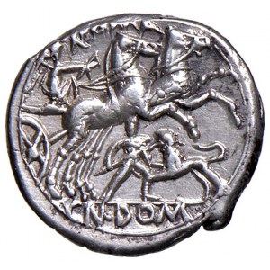 Domitia - Cn. Domitius L. f. Ahenobarbus - Denario (128 a.C....