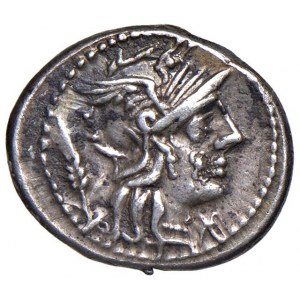 Domitia - Cn. Domitius L. f. Ahenobarbus - Denario (128 a.C....