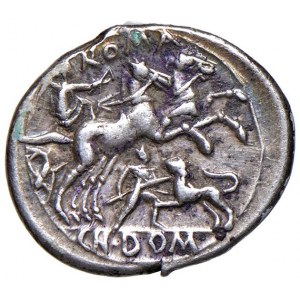 Domitia - Cn. Domitius L. f. Ahenobarbus - Denario (128 a.C....