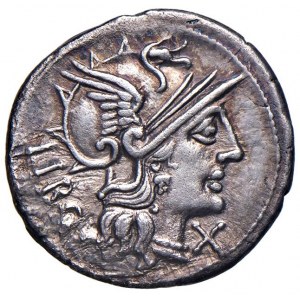 Marcia - Q. Marcius Libo - Denario (148 a.C.) Testa di Roma ...