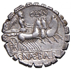 Naevia - C. Naevius Balbus - denár (79 pred n. l.) Hlava Vene...