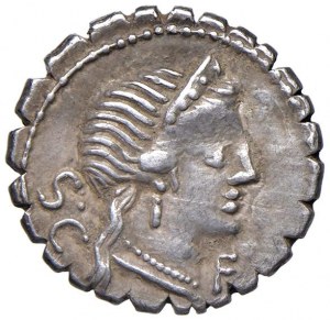 Naevia - C. Naevius Balbus - Denarius (79 B.C.) Head of Vene...