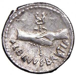 Postumia - D. Postumius Albinus Bruti f. - Denario (48 a.C.)...
