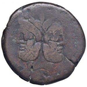 C. Sax - Axis (169 B.C.) Tête de Janus - R/ Arc à droite - Cr....