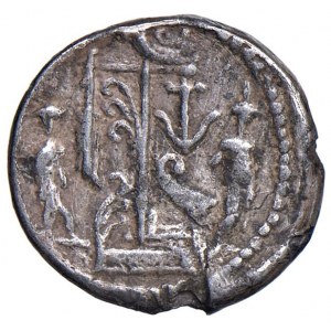 Sulpicia - Servius Sulpicius (51 a.C.) Testa di Apollo con c...