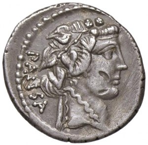 Vibia - C. Vibius C. n. Pansa Caetronianus - Denarius (48 B.C..