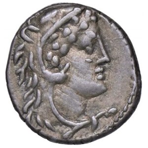 Volteia - Volteius M. f. (78 pred n. l.) Denár - Hlava Herca...
