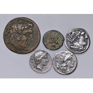 Lotto di cinque riconi (fakes) come da foto. Da esaminare, n...