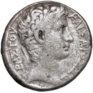 Augustus (27 v. Chr. - 14 n. Chr.) Tetradrachme (Antiochia) - Kopf ...
