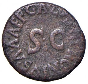 Augustus (27 B.C.-14 A.D.) Quadrant - Altar - R/ SC in the cam...