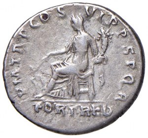 Trajan (98-117) Denarius - Bust laureate and draped in d...