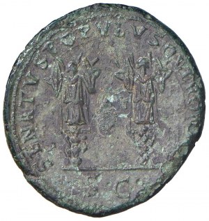 Trajan (98-117) Axis - Laureate and draped bust to r. -...