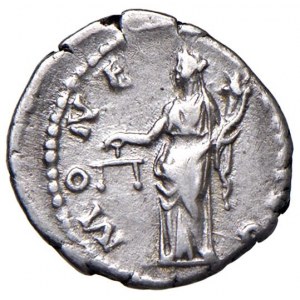 Adriano (117-138) Denario - Testa laureata a d. - R/ Moneta ...
