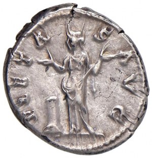 Hadrian (117-138) Denarius - Head to r. - R/ The Pieta standing ...
