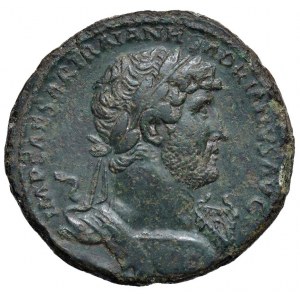 Hadrian (117-138) Sesterz - Laureatbüste r. - R/ Cerer...