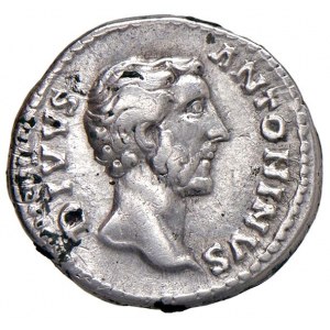 Antonino Pio (138-161) Denario - Testa a d. - R/ Aquila stan...