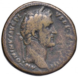 Antonino Pio (138-161) Sesterzio - Testa laureata a d. - R/ ...