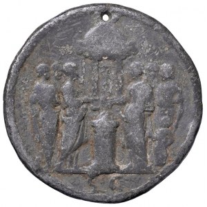 Antonino Pio (138-161) Medaglione - AE (g 16,14) Falso antic...
