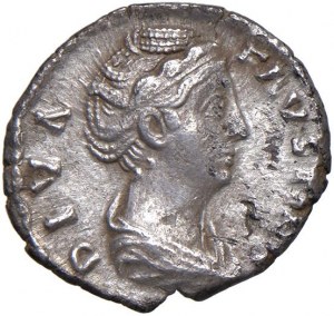 Faustina I (wife of Antoninus Pius) Denarius - Draped bust...