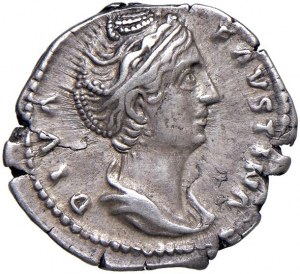 Faustina I (wife of Antoninus Pius) Denarius - Draped bust...